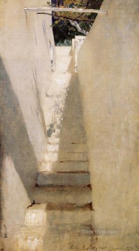 カプリ島の階段 ジョン・シンガー・サージェント Oil Paintings